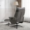 Picture of Orson Recliner Chair & Ottoman Light Herbert Grey 