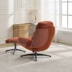 Picture of Clark Leisure Chair w/Footstool Rust 