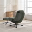 Picture of Clark Leisure Chair w/Footstool Winter Moss 