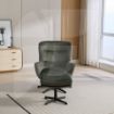 Picture of Isla Swivel Recliner with Footstool Winter Moss 