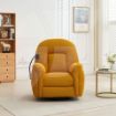 Picture of Sienna Reclining Chair w/ Phone Holder Mustard