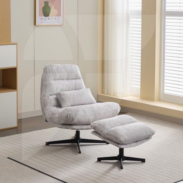 Picture of Turner Leisure Chair w/Footstool Ash