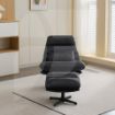 Picture of Turner Leisure Chair w/Footstool Dark Grey 