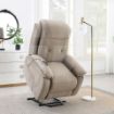 Picture of Linda Lift & Rise Massage Chair Light Tan 