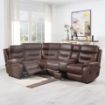 Picture of Noah Tech LAF Sectional* - Chocolate 2-C-1&Console