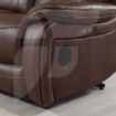 Picture of Noah Tech 2PC Loveseat w/Console  - Chocolate PART A