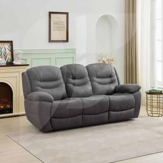 Picture of Bremen 3 Seater Sofa Grey