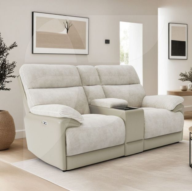 Picture of Arlington 2 Seater Sofa w/ Console & Hidden Wireless Charger