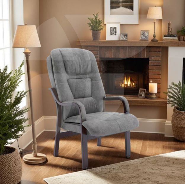 Picture of Stirling Orthopeadic Chair - Slate Grey