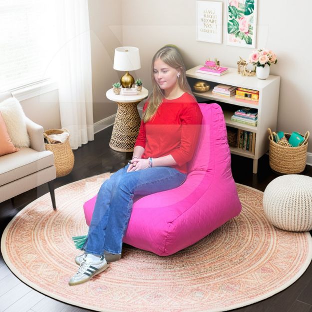 Picture of Quilted Bean Bag Pink