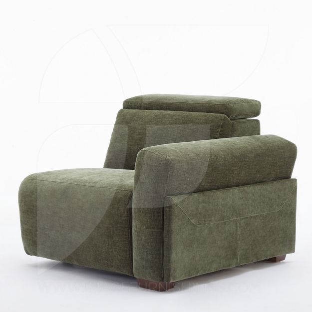 Picture of Rush RHF Recliner & Headrest Olive